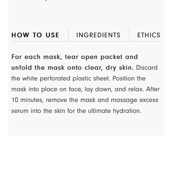 The Weekend Glow Challenge - 2 Lace Spun Sheet Masks NWT - Picture 8 of 10